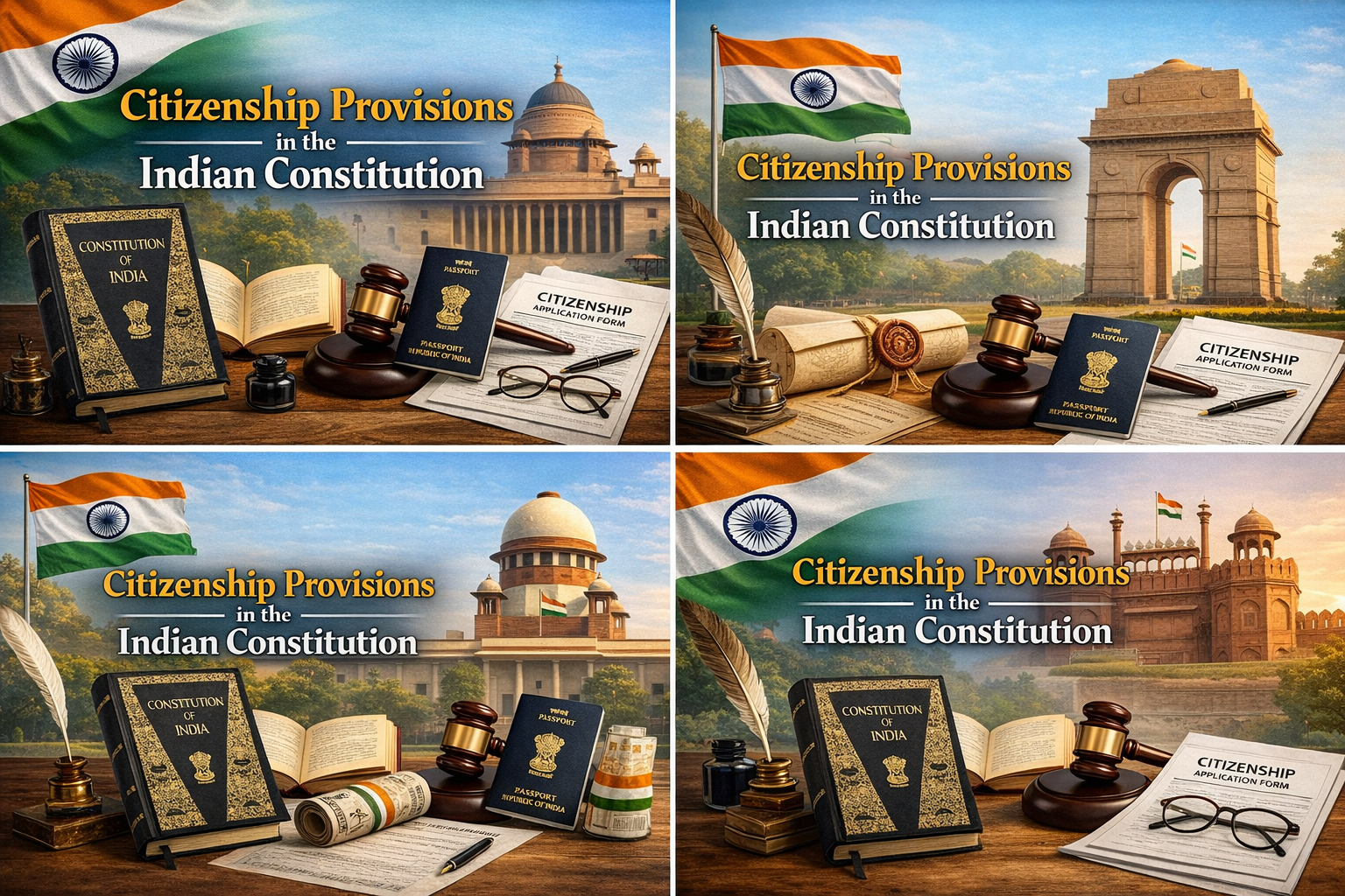 Citizenship provisions in the Indian Constitution